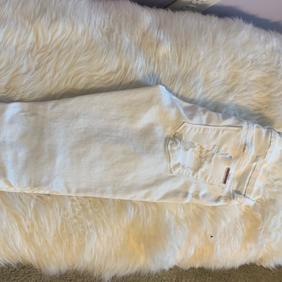 Hudson white ripped jeans - Picture 6 of 7